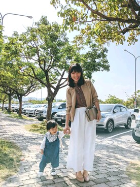 「DRESKIP（ドレスキップ）のアイテム（ジャケット/アウター）」を使った、Daisyさん（レディース・163cm）の秋コーディネート