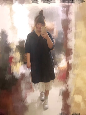 「BEAMS BOY（ビームスボーイ）のアイテム（チュニック）」を使った、小8さん（レディース・160cm）の秋コーディネート