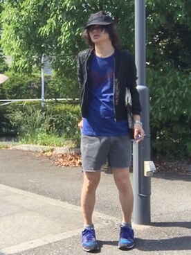 LiME(松尾 頼武)作曲家さん（メンズ・163cm）の春コーディネート