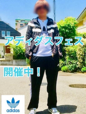 「MONCLER（モンクレール）のアイテム（ナイロンジャケット）」を使った、LiME(松尾 頼武)作曲家さん（メンズ・163cm）の春コーディネート