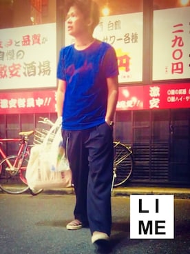 LiME(松尾 頼武)作曲家さん（メンズ・163cm）の秋コーディネート