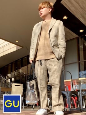 LiME(松尾 頼武)作曲家さん(メンズ・164cm)の冬コーディネート