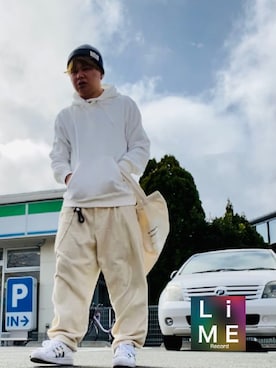 LiME(松尾 頼武)作曲家さん（メンズ・164cm）の春コーディネート