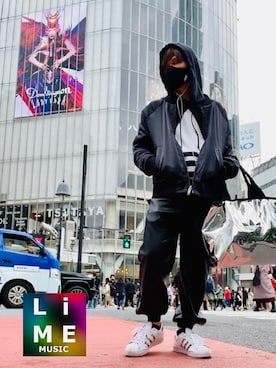 LiME(松尾 頼武)作曲家さん(メンズ・164cm)の春コーディネート