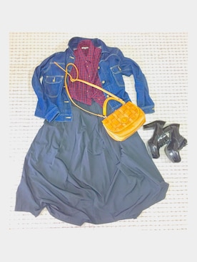 じょんちゃん。さん（レディース・172cm）の春コーディネート