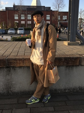 junya_kasugaさん(メンズ・180cm)の冬コーディネート