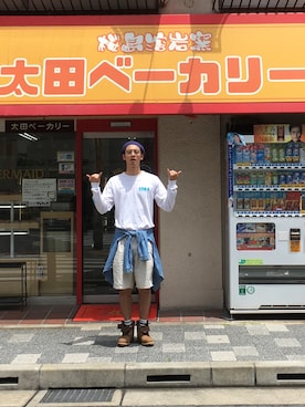 junya_kasugaさん（メンズ・180cm）の夏コーディネート