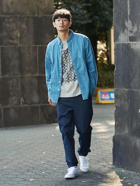 junya_kasugaさん（メンズ・178cm）の冬コーディネート