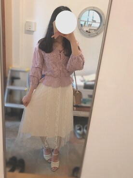 「axes femme（アクシーズファム）のアイテム（タンクトップ）」を使った、kanoさん（レディース・154cm）の夏コーディネート