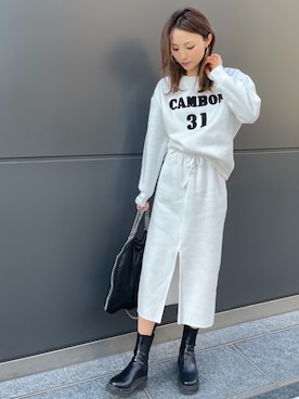 「STELLA McCARTNEY（ステラマッカートニー）のアイテム」を使った、chixxさん（レディース・165cm）の冬コーディネート