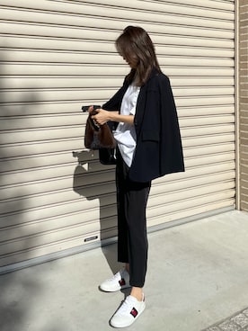 「AP STUDIO（エーピーストゥディオ）のアイテム（バッグ）」を使った、chixxさん（レディース・165cm）の冬コーディネート