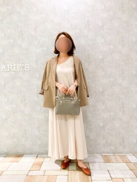 「auntmarie's 」｜keiei*さん（レディース・158cm）の夏コーディネート