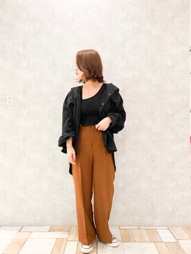 「Aunt Marie's（アントマリーズ）のアイテム（その他パンツ）」を使った、keiei*さん（レディース・158cm）の夏コーディネート