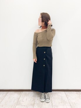 「Shelly island（シェリーアイランド）のアイテム」を使った、keiei*さん（レディース・160cm）の秋コーディネート