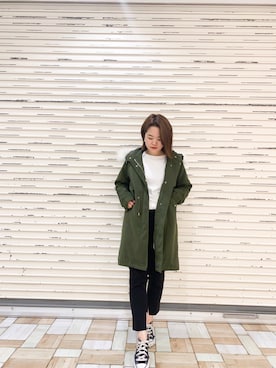 「Aunt Marie's（アントマリーズ）のアイテム（その他パンツ）」を使った、keiei*さん（レディース・158cm）の冬コーディネート