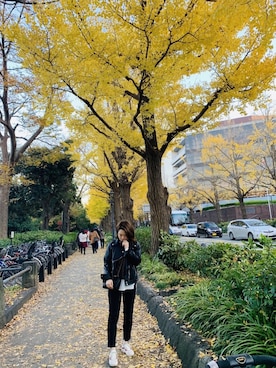 「TORY BURCH（トリーバーチ）のアイテム」を使った、keiei*さん（レディース・158cm）の冬コーディネート
