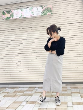 「Aunt Marie's（アントマリーズ）のアイテム（スカート）」を使った、keiei*さん（レディース・158cm）の冬コーディネート