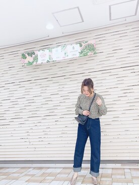 「アイテム（パンプス、グレー系）」を使った、keiei*さん（レディース・158cm）の冬コーディネート