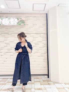 「Aunt Marie's（アントマリーズ）のアイテム（その他パンツ）」を使った、keiei*さん（レディース・158cm）の冬コーディネート