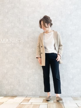 「auntmarie's 」｜keiei*さん（レディース・158cm）の春コーディネート