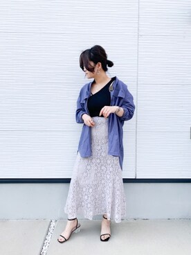 「auntmarie's 」｜keiei*さん（レディース・158cm）の春コーディネート