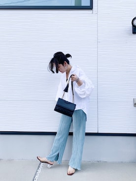 「TORY BURCH（トリーバーチ）のアイテム」を使った、keiei*さん（レディース・158cm）の春コーディネート