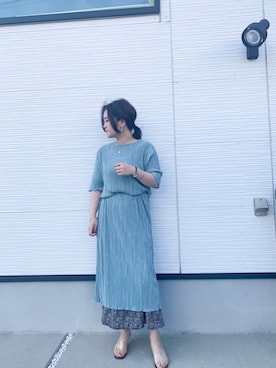 「auntmarie's 」｜keiei*さん（レディース・158cm）の春コーディネート