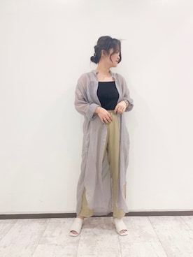 「auntmarie's 」｜keiei*さん（レディース・158cm）の夏コーディネート
