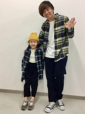 「GLOBAL WORK（グローバルワーク）のアイテム（ワンピース/ドレス）」を使った、いしかわさん（メンズ・168cm）の秋コーディネート