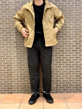 「モードストリート」｜「アイテム（ナイロンジャケット）」を使った、いしかわさん（メンズ・168cm）の冬コーディネート