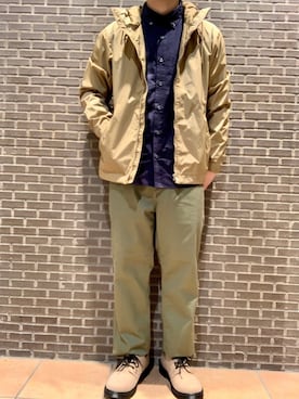 「GLOBAL WORK（グローバルワーク）のアイテム（ナイロンジャケット）」を使った、いしかわさん（メンズ・168cm）の春コーディネート