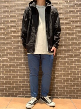 「SPALDING（スポルディング）のアイテム」を使った、いしかわさん（メンズ・168cm）の春コーディネート