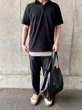 「GLOBAL WORK（グローバルワーク）のアイテム（ポロシャツ）」を使った、いしかわさん（メンズ・168cm）の春コーディネート
