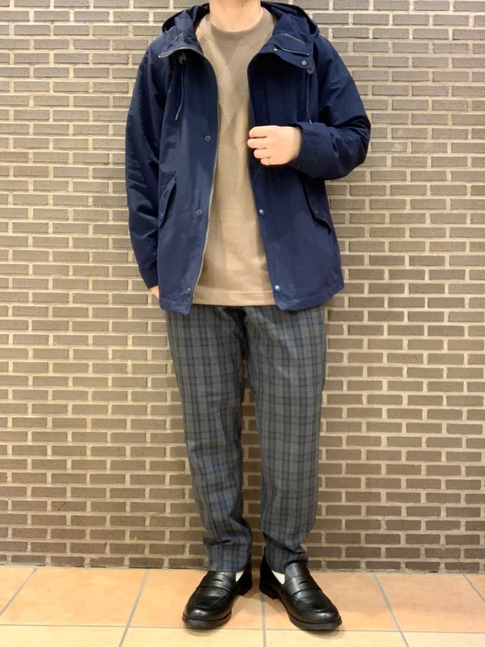 kolor18aw ジャケット パッチワーク ネイビー サイズ3 MARZTTO】イージー ストライプジャケット （テーラード