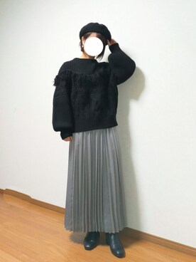 のんくる🌼さん（レディース・154cm）の冬コーディネート