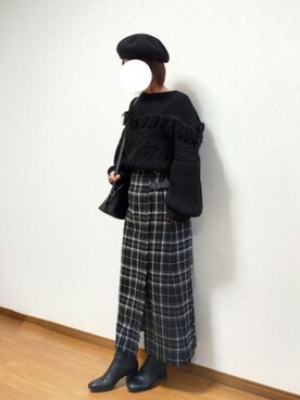 のんくる🌼さん（レディース・154cm）の冬コーディネート