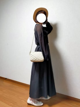「emesuelee（エメスーリー）のアイテム」を使った、のんくる🌼さん（レディース・154cm）の春コーディネート