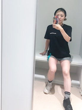 「MICHAEL KORS（マイケルコース）のアイテム（パンツ）」を使った、yurさん（レディース・154cm）の夏コーディネート
