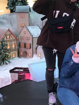 「アイテム（その他トップス、ブラウン系）」を使った、ammy🐟🔗さん（レディース・158cm）の冬コーディネート