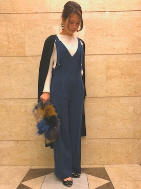 「Charlotte Olympia（シャーロットオリンピア）のアイテム（バレエシューズ）」を使った、IbuHayaさん（レディース・160cm）の秋コーディネート