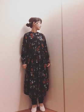 「JEANASIS（ジーナシス）のシャツワンピース/743980 （ワンピース）」を使った、mikamoさん（レディース・158cm）の春コーディネート