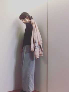 「Doシンプル部」｜「アイテム（ブルゾン）」を使った、mikamoさん（レディース・158cm）の冬コーディネート