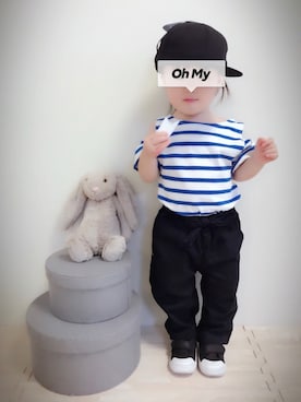 実果さん(キッズ・80cm)の夏コーディネート