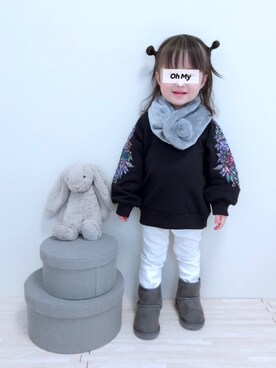 実果さん(キッズ・80cm)の冬コーディネート