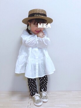 実果さん（キッズ・80cm）の春コーディネート