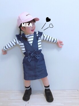 実果さん（キッズ・80cm）の春コーディネート
