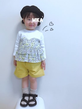 実果さん（キッズ・90cm）の春コーディネート