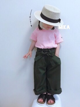 実果さん（キッズ・90cm）の春コーディネート