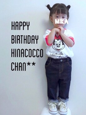 実果さん（キッズ・90cm）の夏コーディネート