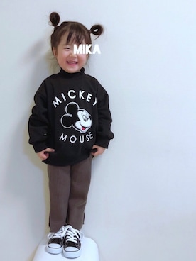 実果さん（キッズ・90cm）の秋コーディネート